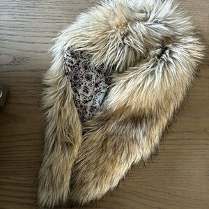 Anthropologie Faux Fur Scarf/Collar